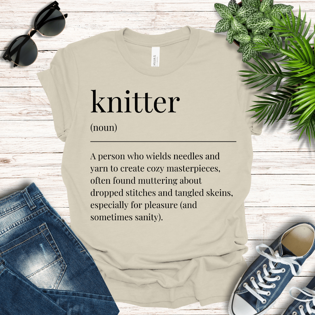 Funny Knitter Definition Tee