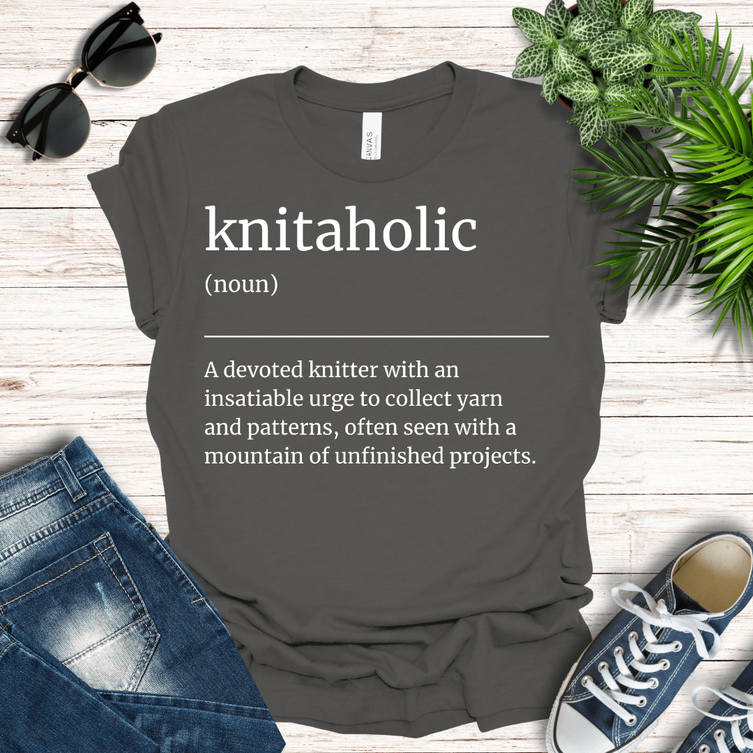 Knitaholic Definition Tee