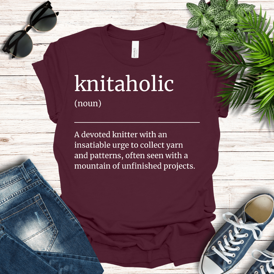 Knitaholic Definition Tee