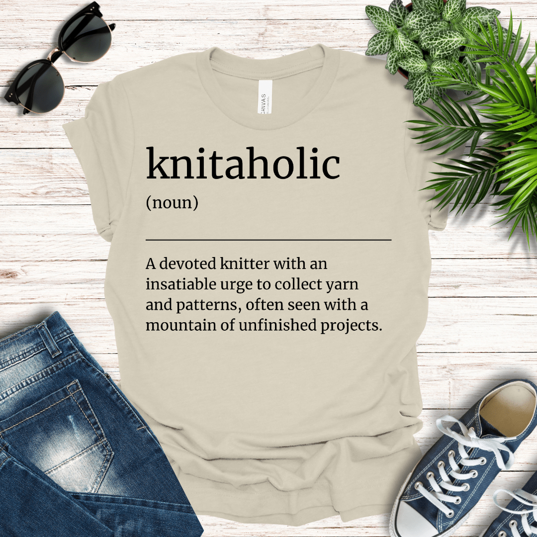 Knitaholic Definition Tee