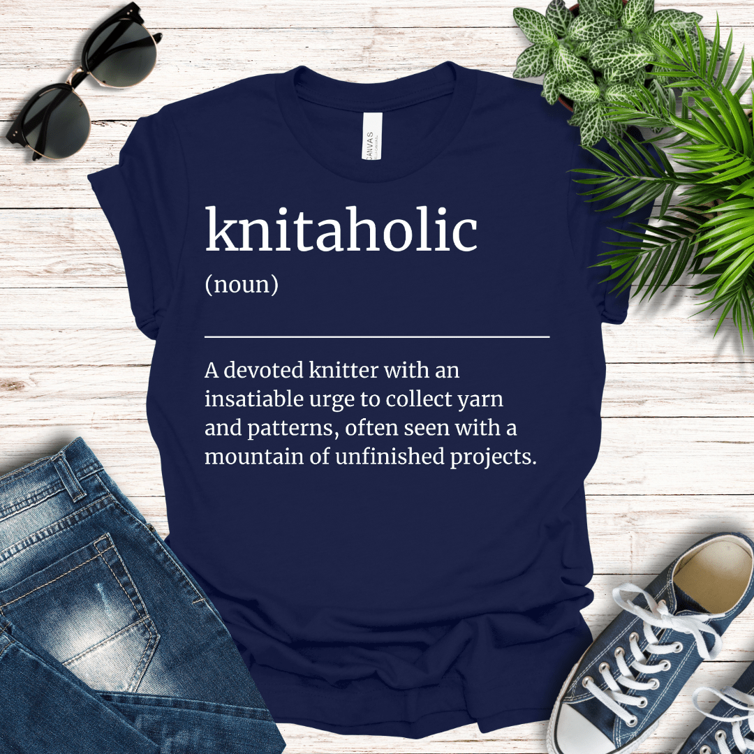 Knitaholic Definition Tee