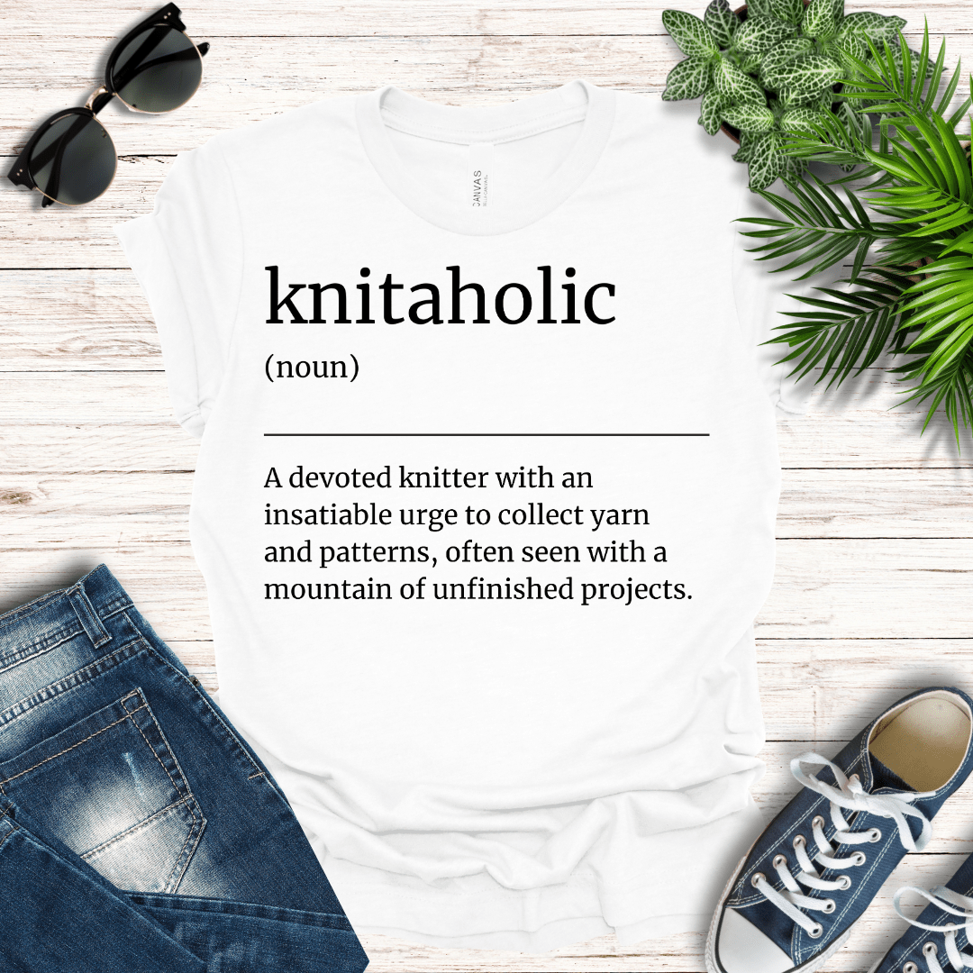 Knitaholic Definition Tee