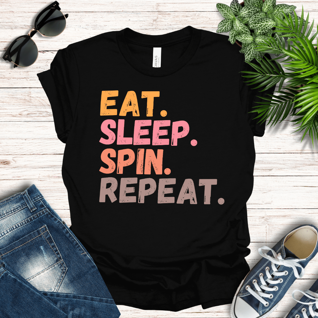 Eat, Sleep, Spin Tee