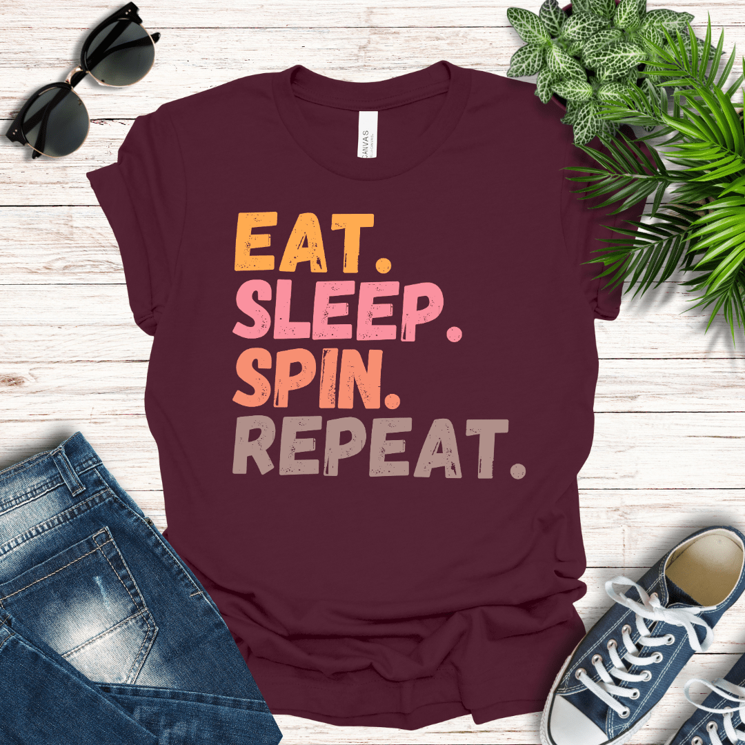 Eat, Sleep, Spin Tee