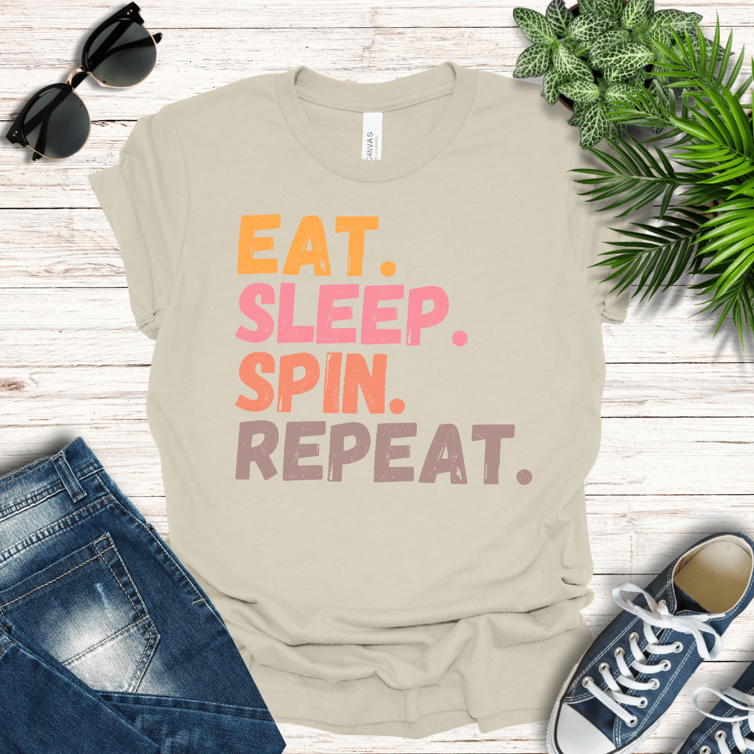 Eat, Sleep, Spin Tee