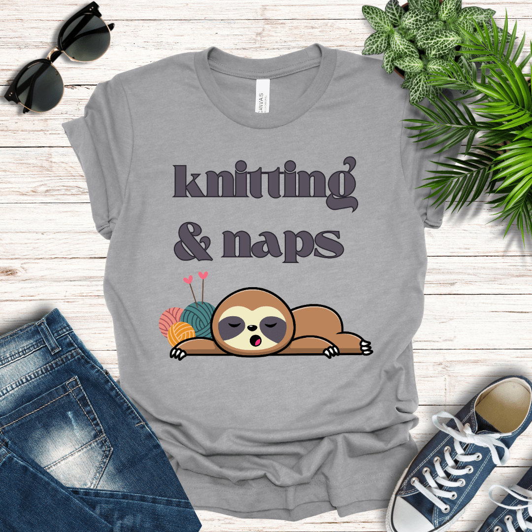 Knitting & Naps Tee