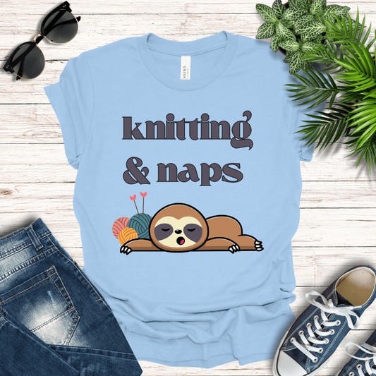 Knitting & Naps Tee