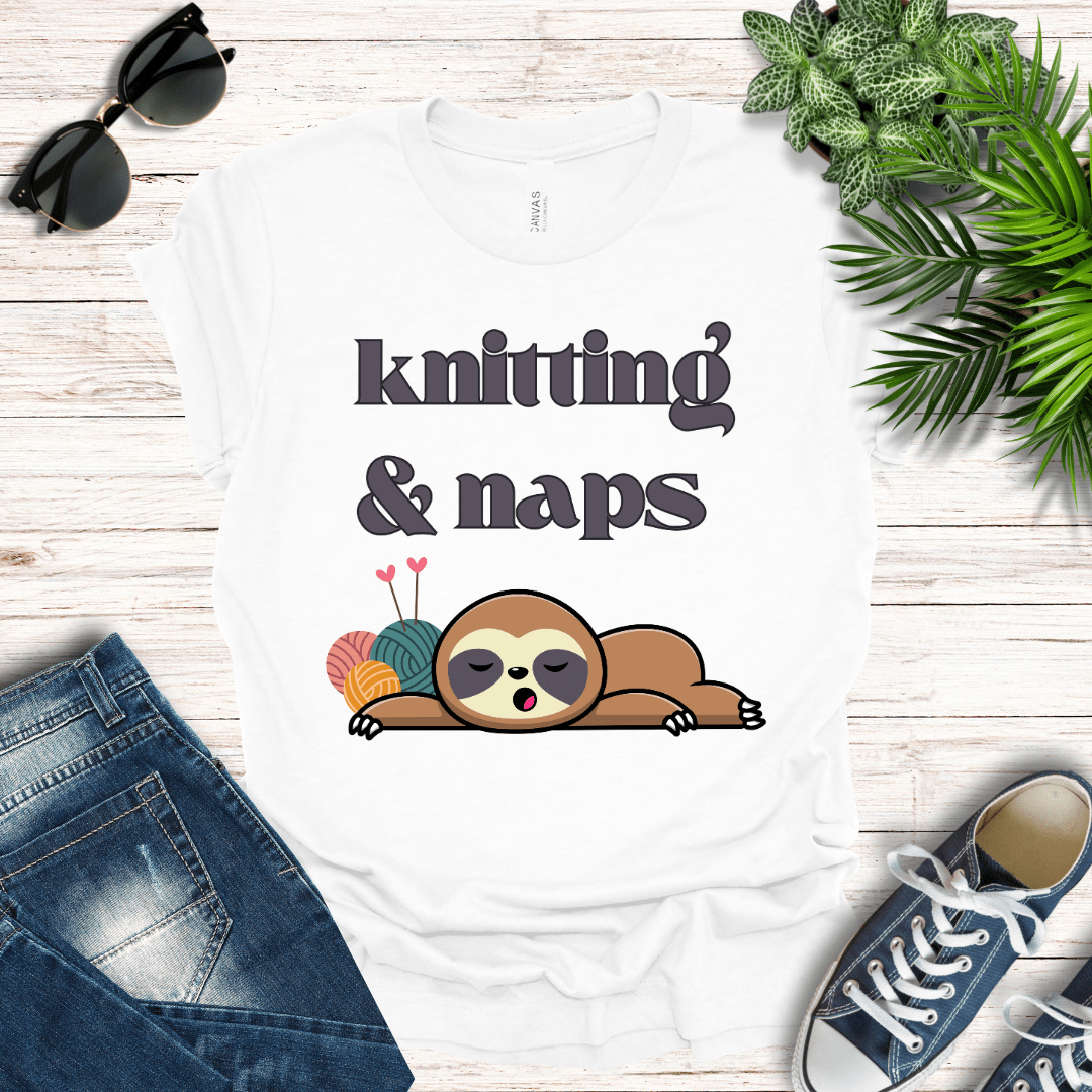 Knitting & Naps Tee