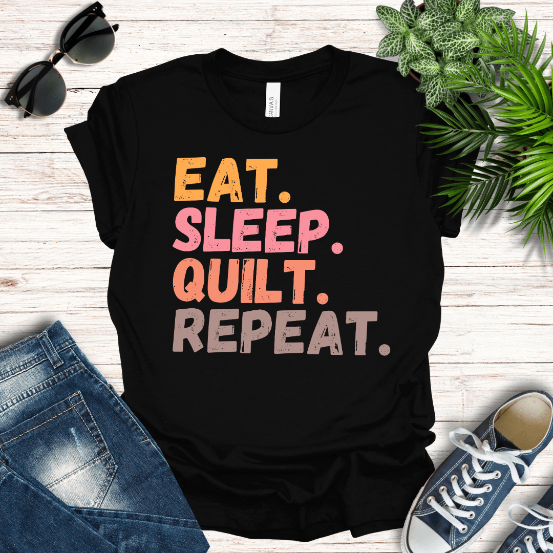 Eat, Sleep, Quilt Tee