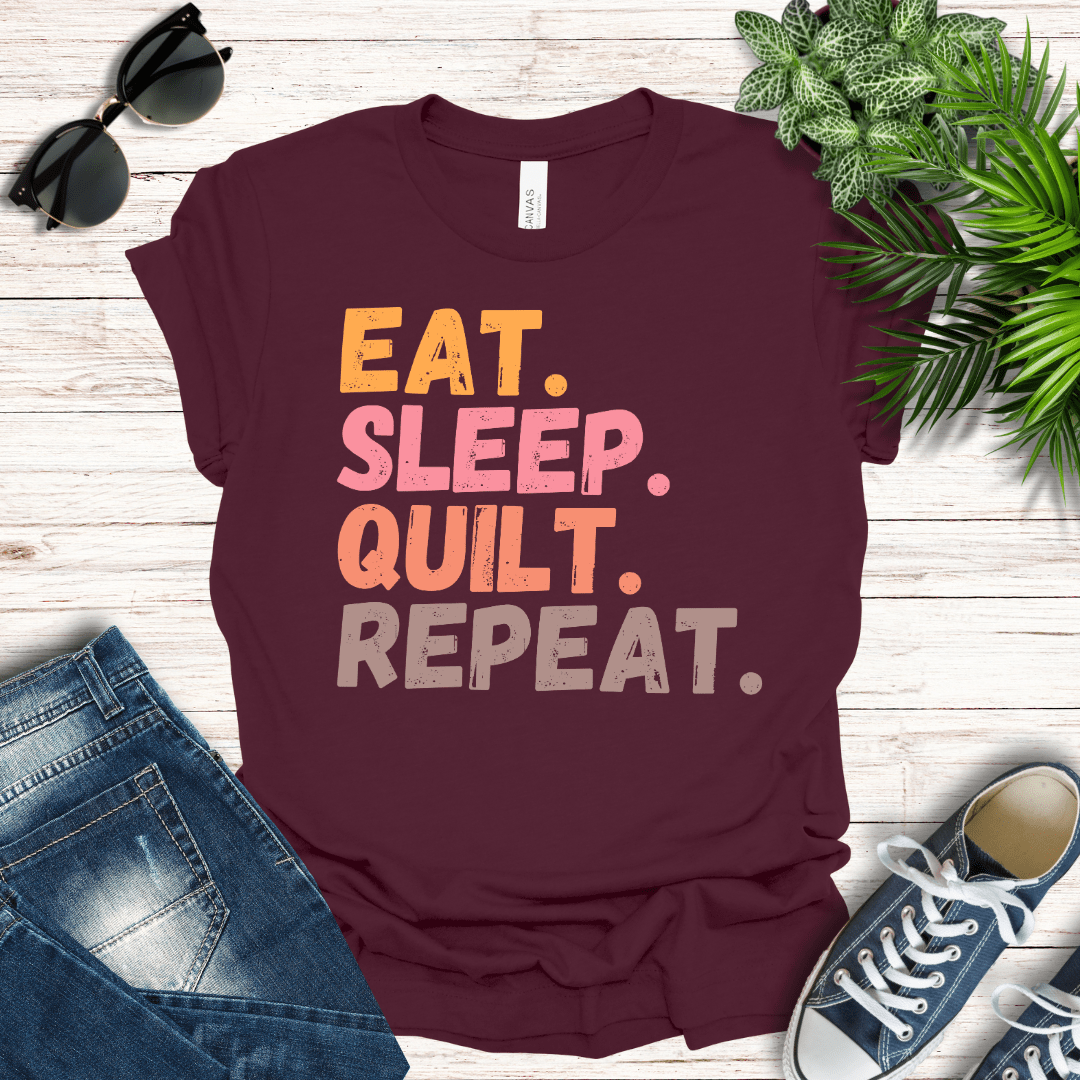 Eat, Sleep, Quilt Tee