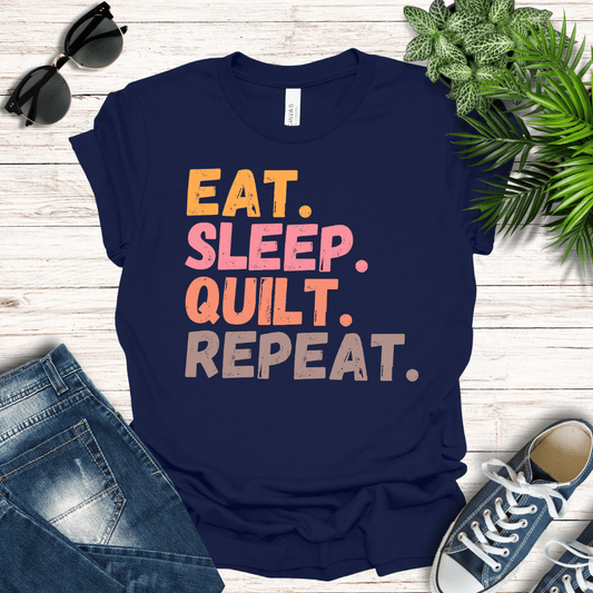 Eat, Sleep, Quilt Tee