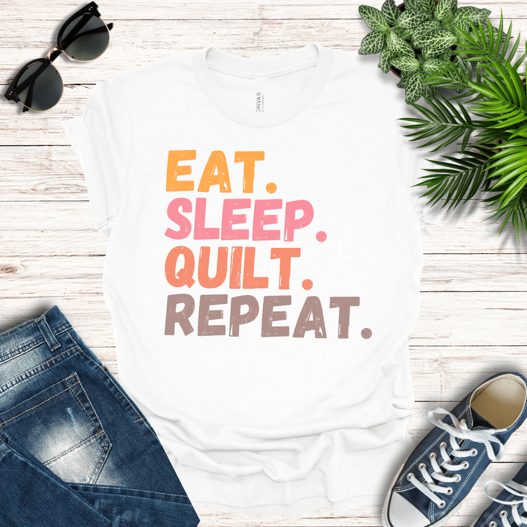 Eat, Sleep, Quilt Tee