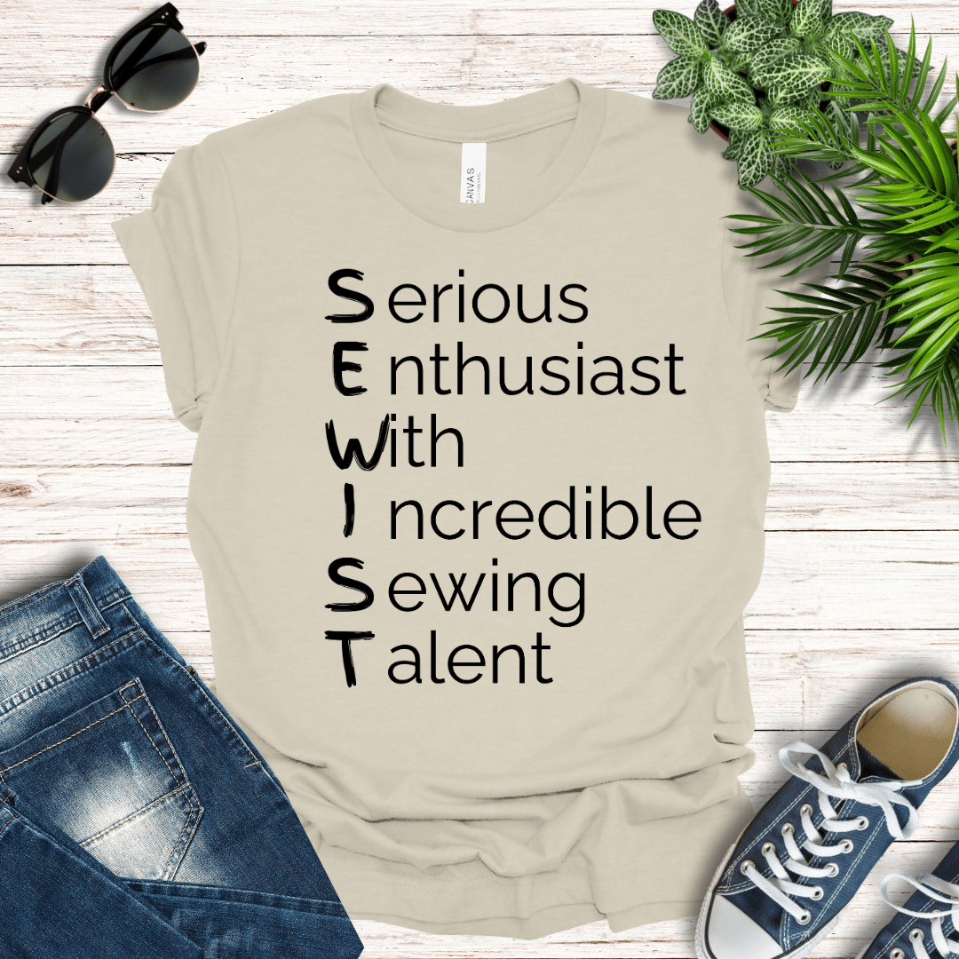 Simple Sewist Anagram Tee