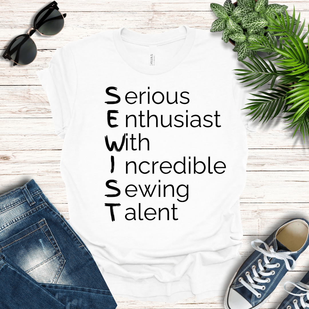 Simple Sewist Anagram Tee