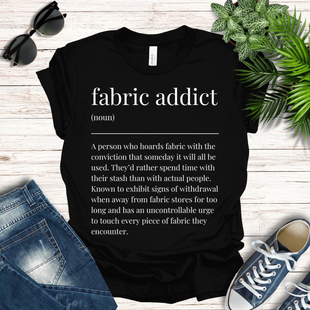 Fabric Addict Definition Tee