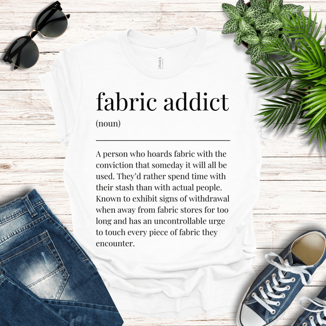 Fabric Addict Definition Tee