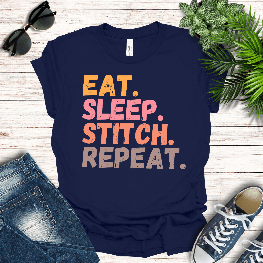 Eat, Sleep, Stitch Tee