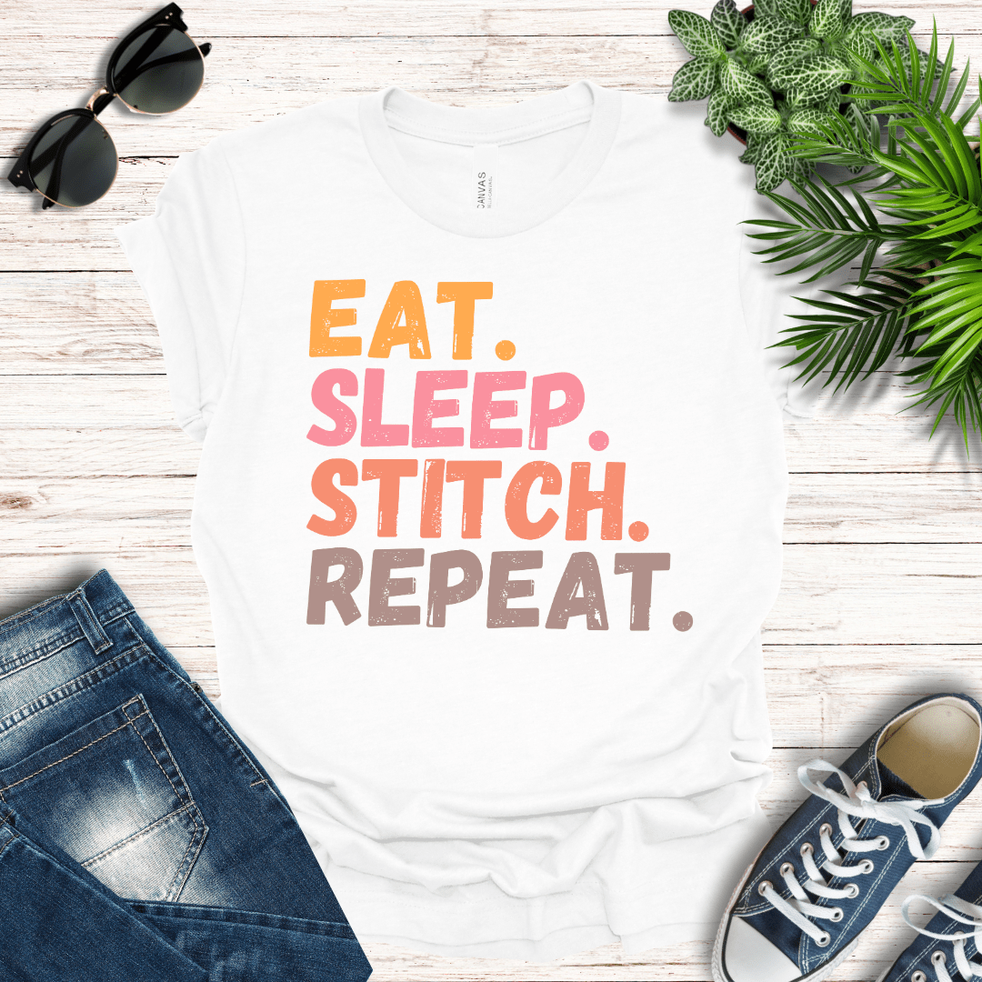 Eat, Sleep, Stitch Tee